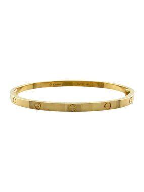 Cartier Love Bracelet Bangle 18k Yellow Gold